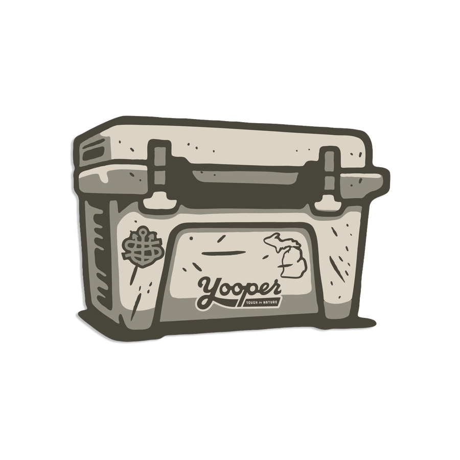 Camping Cooler Sticker