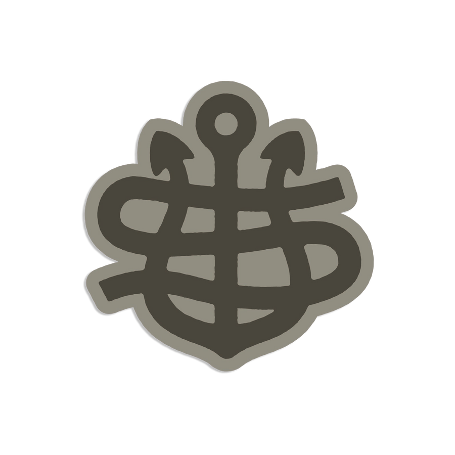 Upper Shores Monogram Sticker
